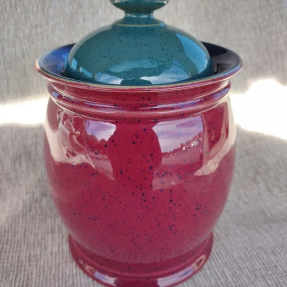 Denby Other - Harlequin 6" Storage Jar w/Lid By Denby